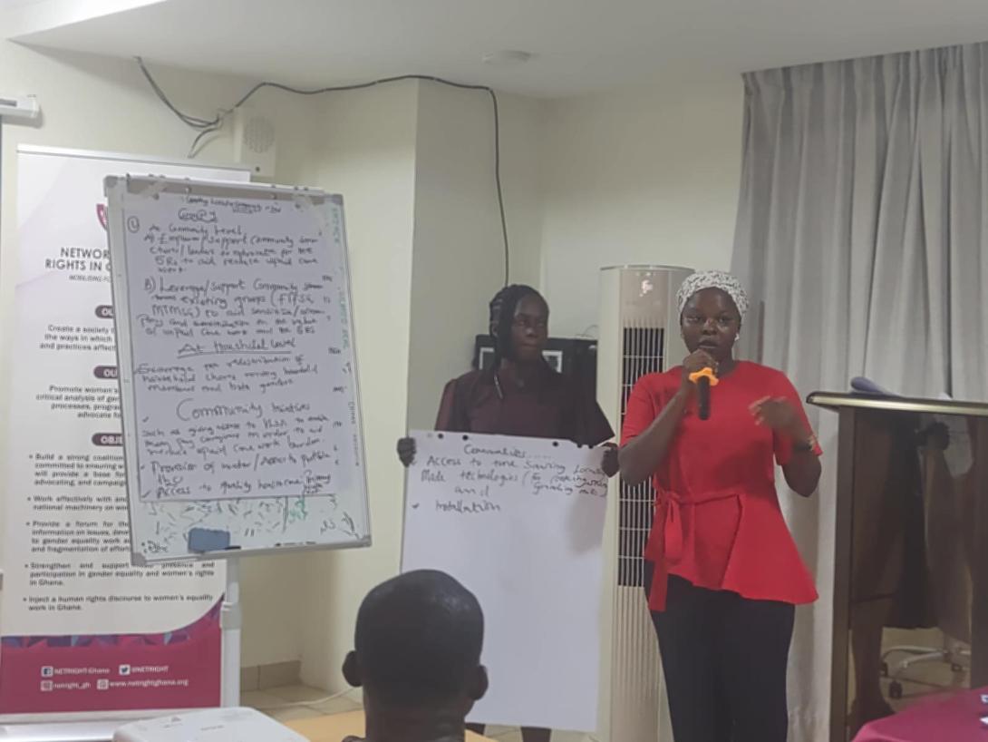 Participants during the training in Tamale